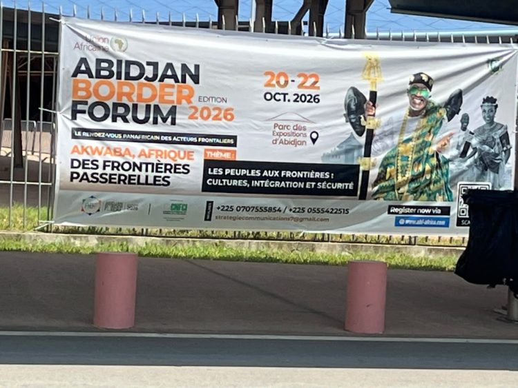 ABIDJAN BORDER FORUM 2026 : les peuples aux frontières au cœur des enjeux de culture, d’intégration et de sécurité 1 Affiche de l'Abidjan Border Forum 2026