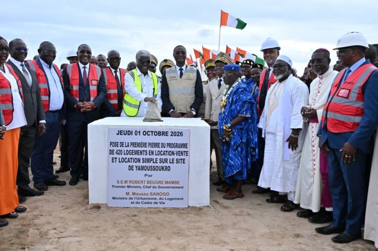 Côte d’Ivoire: 420 logements sociaux en construction à Yamoussoukro 1 Côte d’Ivoire: 420 logements sociaux en construction à Yamoussoukro