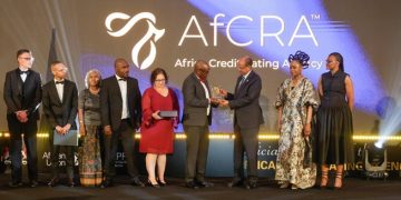 Participants au lancement de l’AfCRA, nouvelle agence africaine de notation financière