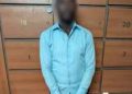 Photo de l’homme de 31 ans soupçonné de s’être fait passer pour un technicien afin de voler des ordinateurs et des téléphones au Plateau, à Abidjan.