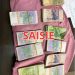 Côte d’Ivoire : 10 millions de FCFA volés à Bouaké, l’argent retrouvé dans un drap 8 Billets de banque présentés sur un drap, correspondant aux 10 millions de FCFA retrouvés par la police à Bouaké.
